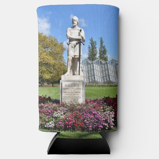 standbeeld van Sir William Wallace Seltzer Blikjeskoeler (Voorkant)