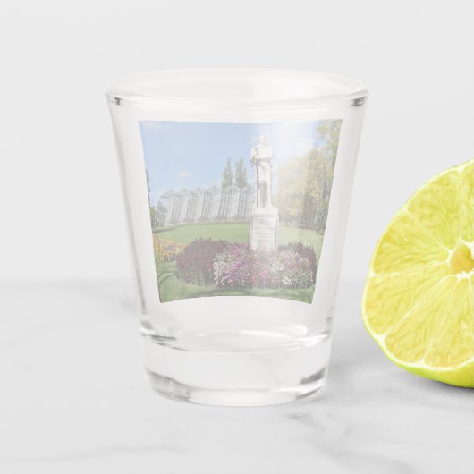 standbeeld van Sir William Wallace Shot Glas (Achterkant)