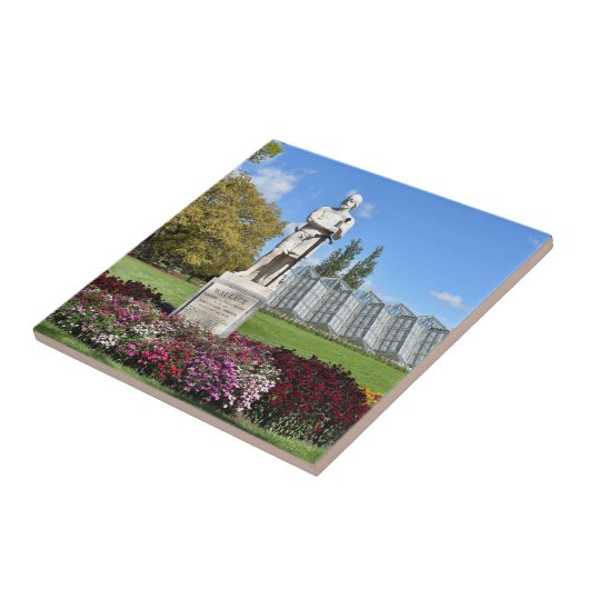 standbeeld van Sir William Wallace Tegeltje (Zijkant)