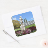 standbeeld van Sir William Wallace Vierkante Sticker (Envelop)