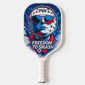 Standbeeld van Smash - New York Pickleball Design Paddle (Achterkant)