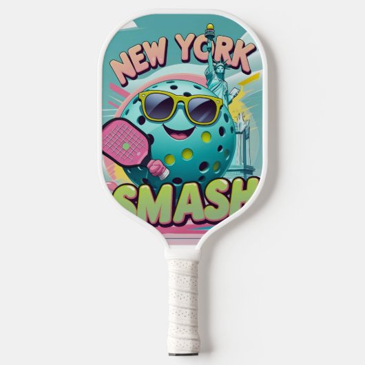 Standbeeld van Smash - New York Pickleball Design Pickleball Paddle (Voorkant)
