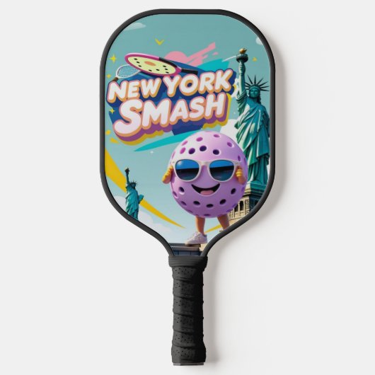 Standbeeld van Smash - New York Pickleball Design Pickleball Paddle (Voorkant)