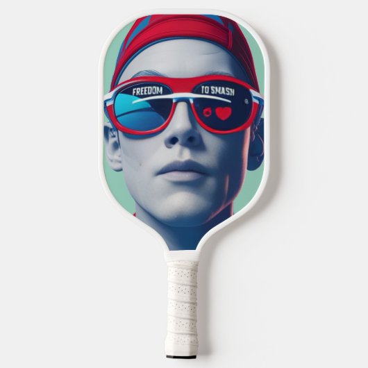Standbeeld van Smash - New York Pickleball Design Pickleball Paddle (Achterkant)