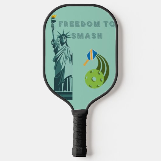 Standbeeld van Smash - New York Pickleball Design Pickleball Paddle (Achterkant)