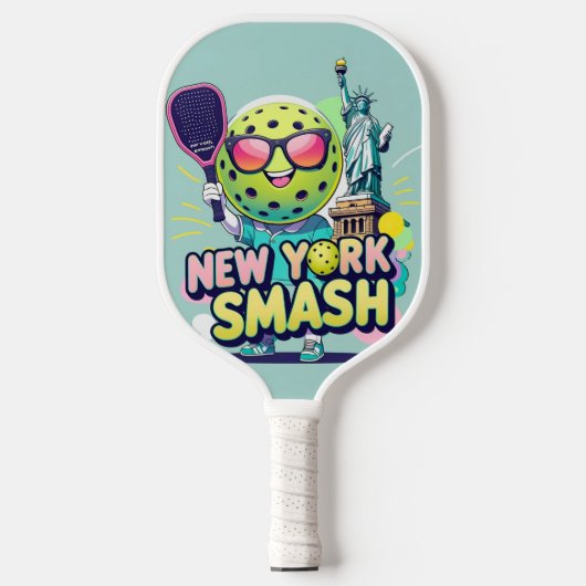 Standbeeld van Smash - New York Pickleball Design Pickleball Paddle (Voorkant)