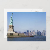 Standbeeld van Vrijheid, de Stad van New York, New Briefkaart (Voorkant / Achterkant)