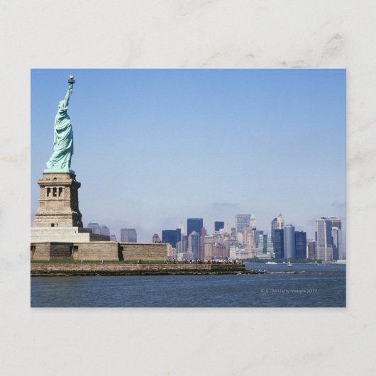 Standbeeld van Vrijheid, de Stad van New York, New Briefkaart (Voorkant)