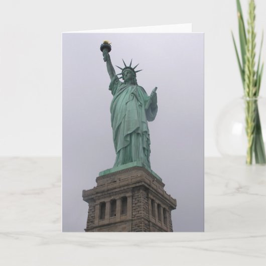 Standbeeld van Vrijheid Kaart (Voorkant)