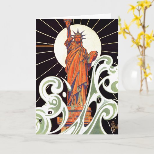 Standbeeld van Vrijheid Kaart (Gele Bloem)