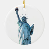 Standbeeld van vrijheid keramisch ornament (Achterkant)