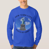 STANDBEELD VAN VRIJHEID LANG SLEEVE TRUI T-SHIRT (Voorkant)