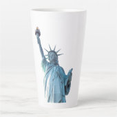 Standbeeld van vrijheid latte mok (Voorkant)
