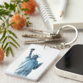 Standbeeld van vrijheid sleutelhanger (Voorkant Rechts)