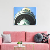 STANDBEELD VAN VRIJHEID TOorts OMWONDEN Canvas Afdruk (Insitu (Woonkamer))
