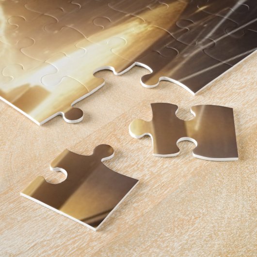 Standbeeld van Zeus in Olympia gezien door Ai Legpuzzel (Zijkant)