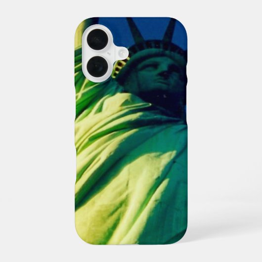 standbeeld vrijheid iPhone 16 hoesje (Achterkant)