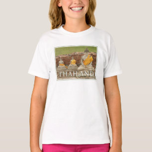 Standbeelden van zittende Boeddha's   Ayutthaya, T T-shirt