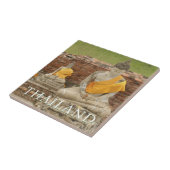 Standbeelden van zittende Boeddha's | Ayutthaya, T Tegeltje (Zijkant)