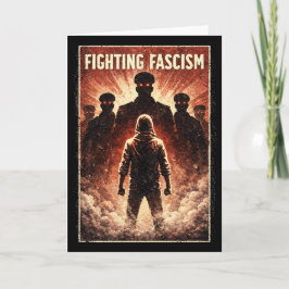 Standing Against the Dark Feestdagen Kaart