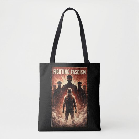 Standing Against the Dark Tote Bag (Voorkant)