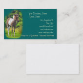 Standing Dartmoor Pony Foal visitekaartje (Voorkant / Achterkant)