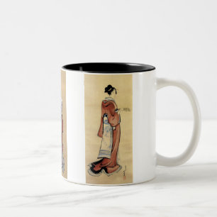 Standing Geisha Tweekleurige Koffiemok