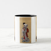 Standing Geisha Tweekleurige Koffiemok (Center)