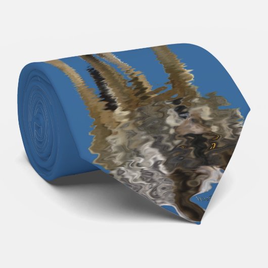 STANDING GRAY WOLF STROPDAS (Opgerold)