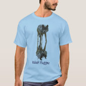 STANDING GRAY WOLF T-SHIRT (Voorkant)