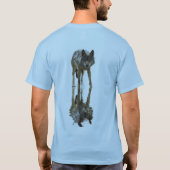 STANDING GRAY WOLF T-SHIRT (Achterkant)