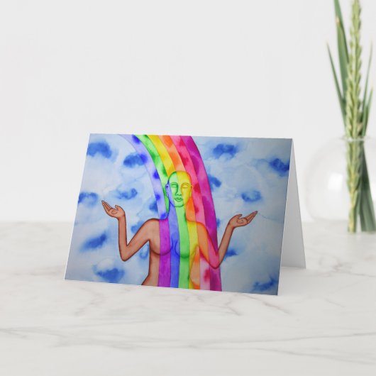 Standing in the healing light of God Kaart (Voorkant)