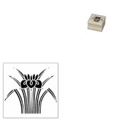 Standing iris / 立ち杜若 rubberstempel (Gestempeld)