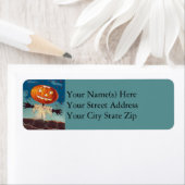 Standing Jack O Lantern Halloween Etiket (Insitu)