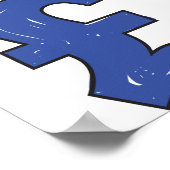 Standing On The Pound Poster (Hoek)