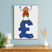 Standing On The Pound Poster