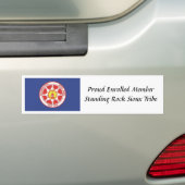 Standing_Rock_Sioux, Proud Enrolled Member Stan.. Bumpersticker (Op auto)