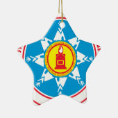 Standing Rock tribe logo Keramisch Ornament (Rechts)