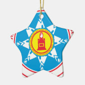 Standing Rock tribe logo Keramisch Ornament (Links)