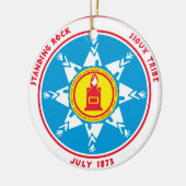 Standing Rock tribe logo Keramisch Ornament (Links)