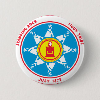 Standing Rock tribe logo Ronde Button 5,7 Cm