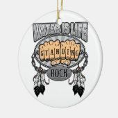 Standing Rock Water is Life Fists Keramisch Ornament (Links)