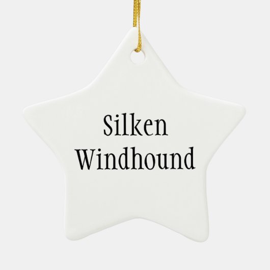 Standing Silken Ornament (Achterkant)