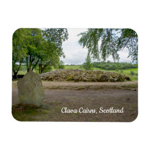 Standing Stone bij Clava Cairns, Schotland Magneet