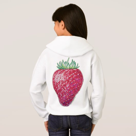 Standing Strawberry (Achterkant volledig)
