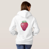 Standing Strawberry Hoodie (Achterkant volledig)