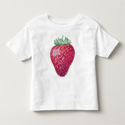 Standing Strawberry Kinder Shirts (Voorkant)