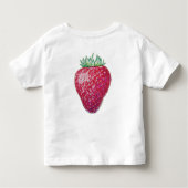 Standing Strawberry Kinder Shirts (Achterkant)
