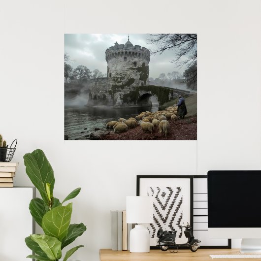 Standing Strong Poster (Thuiskantoor)