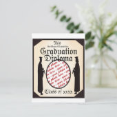 Standing Tall - Afstuderen Diploma Photo Lijst Aankondiging (Staand voorkant)